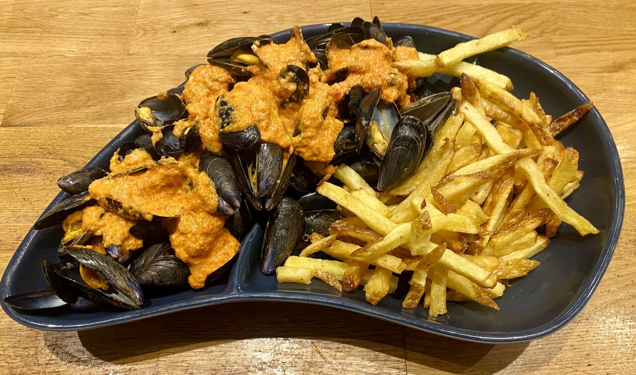 Moules sauce espagnole