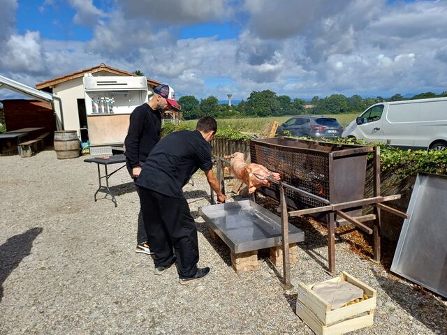 Cochon de lait à domicile 