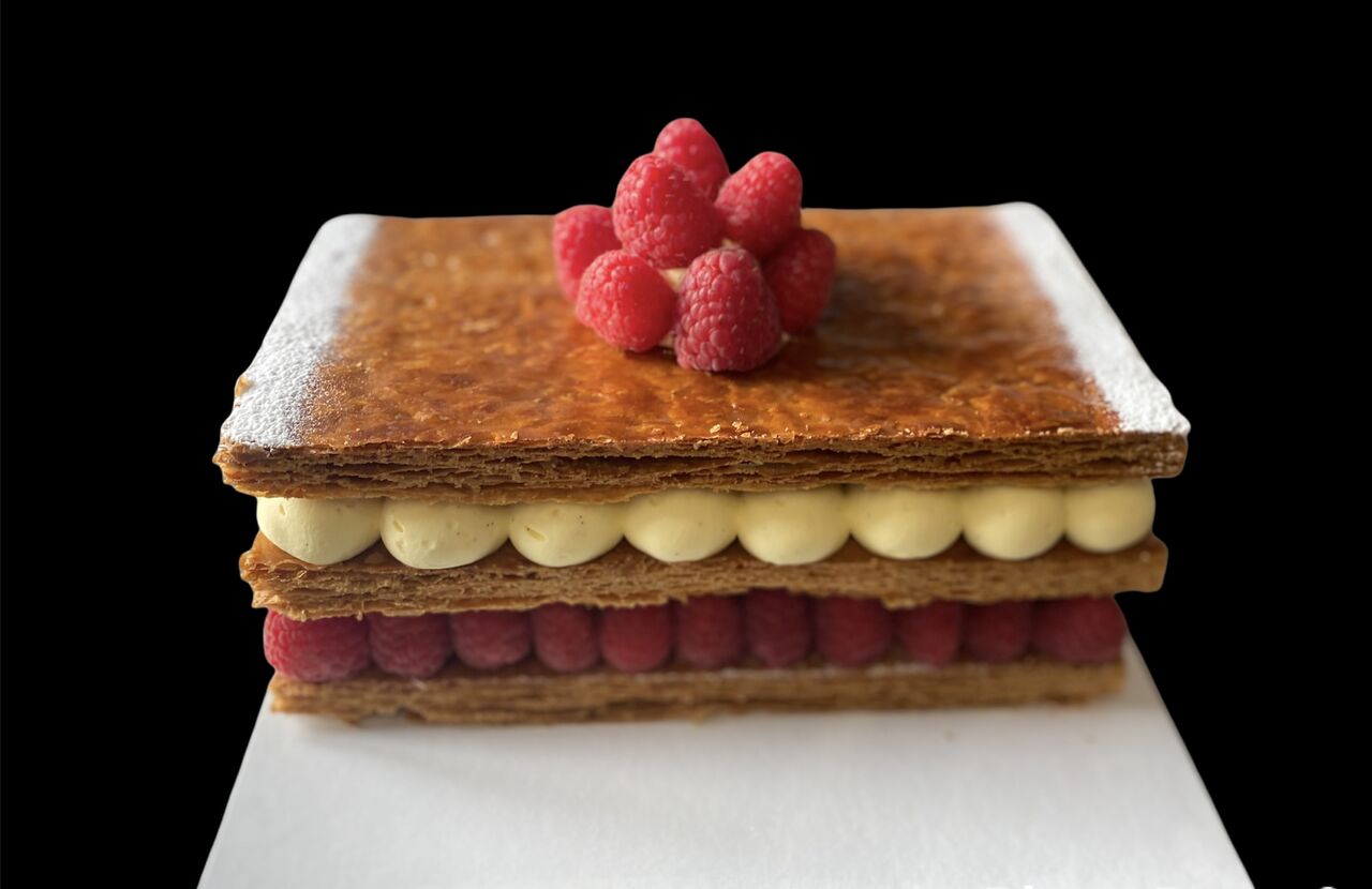 mille feuilles framboises