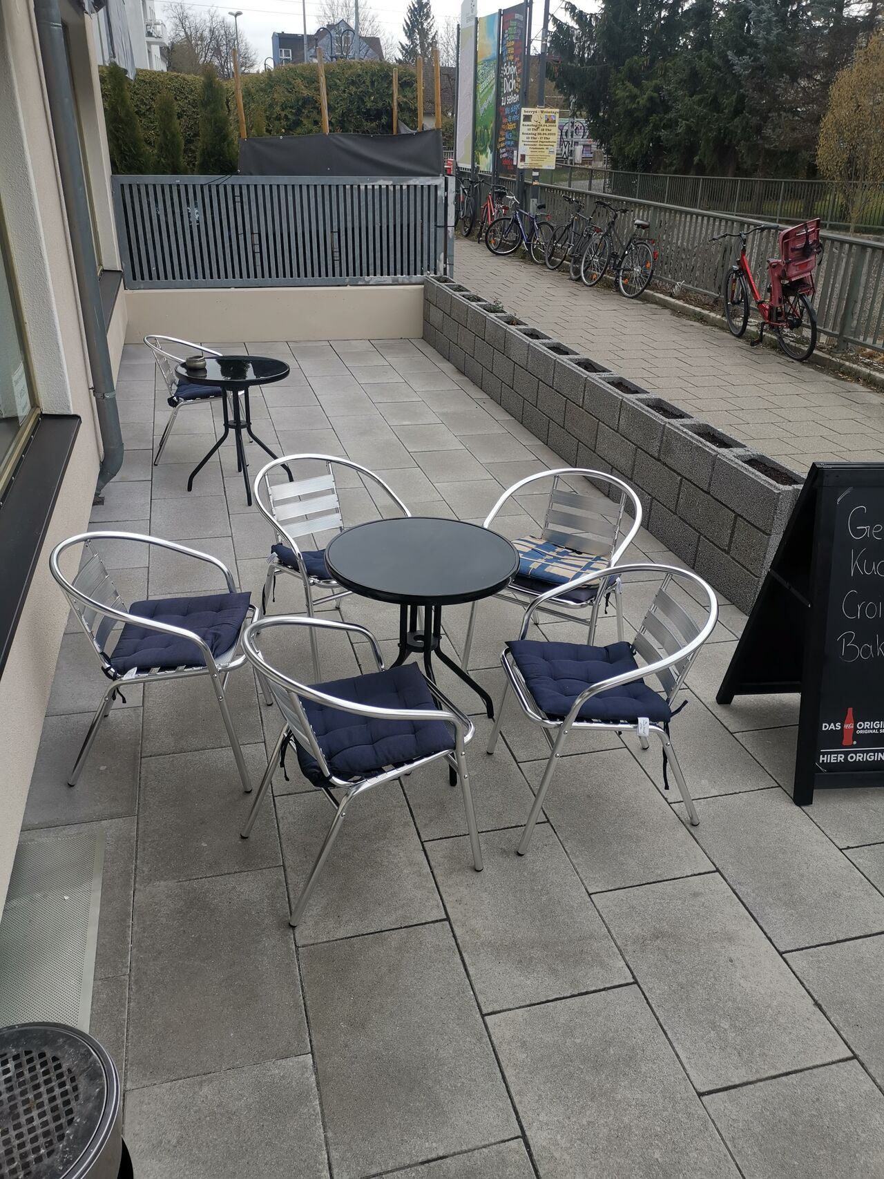 Erneuerter Terassenbereich