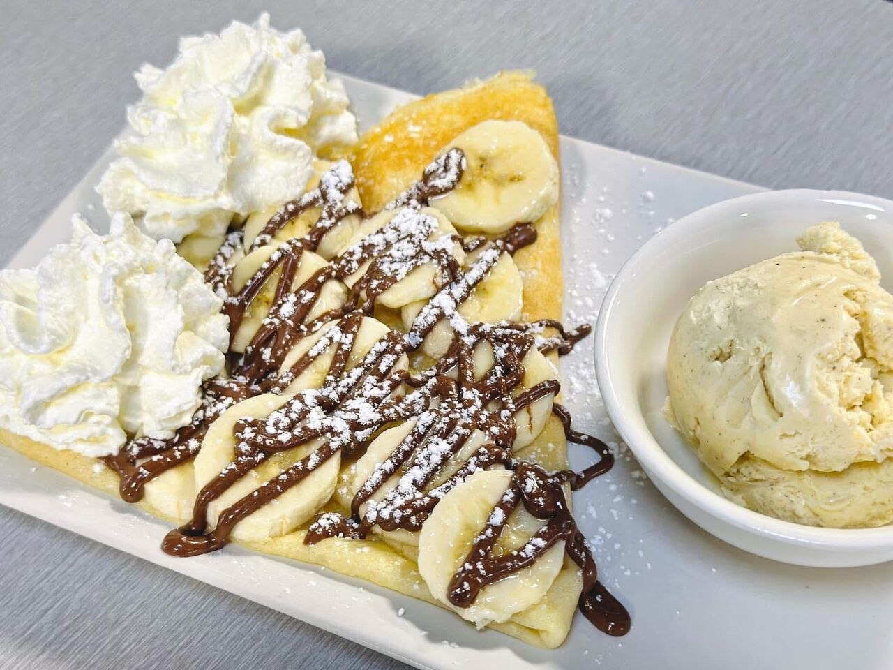 Crêpe maison banane chocolat 