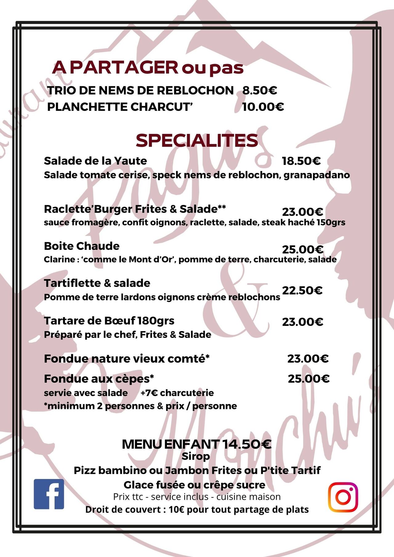 Carte sur place