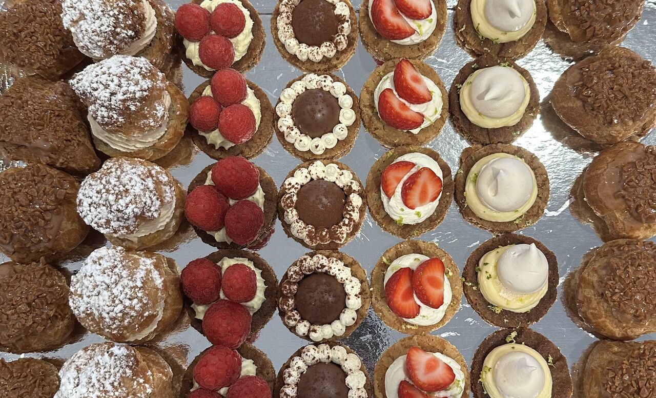 Petites tartes : citron, chocolat, fraise, framboise
