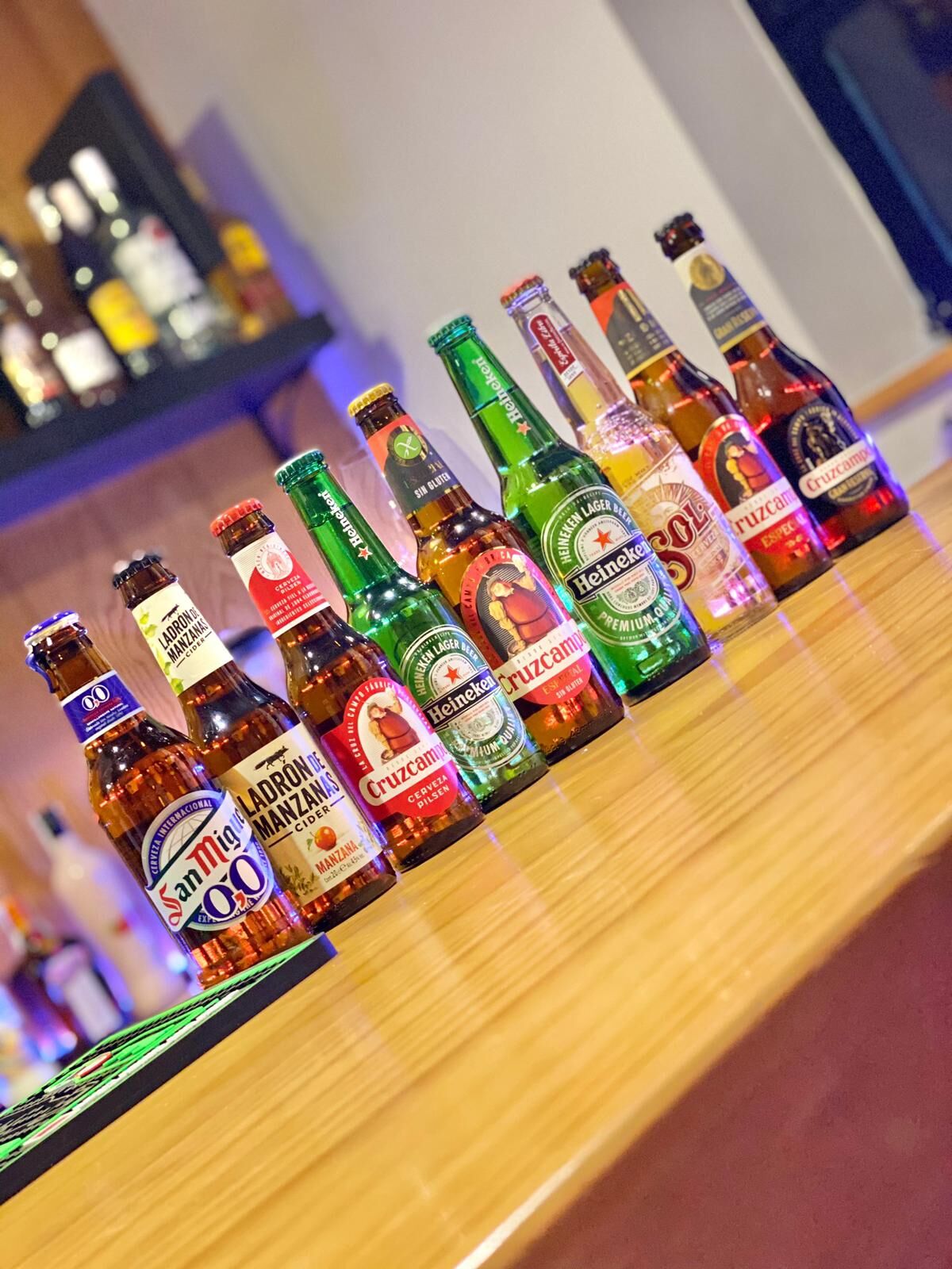 Tenemos variedades de cervezas 