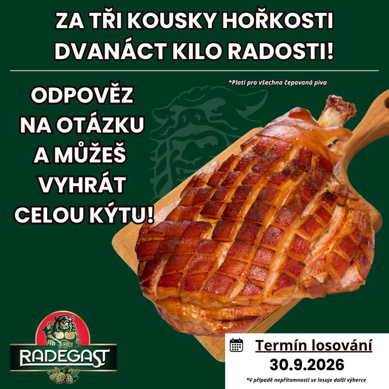 🍖 KÝTA JE OPĚT TADY! 🍺