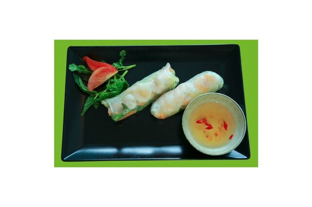 6c. Sommerrollen mit Garnelen 