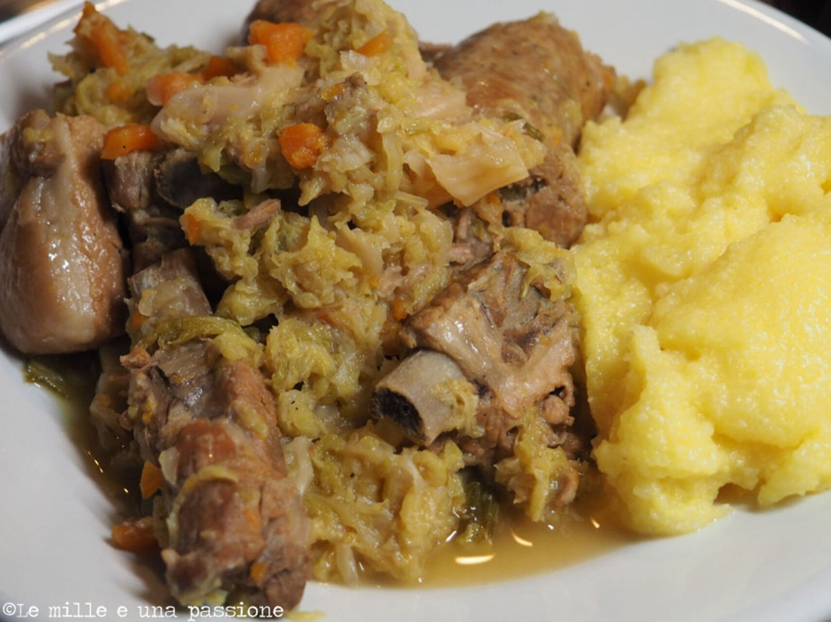 Cassoeula con Polenta