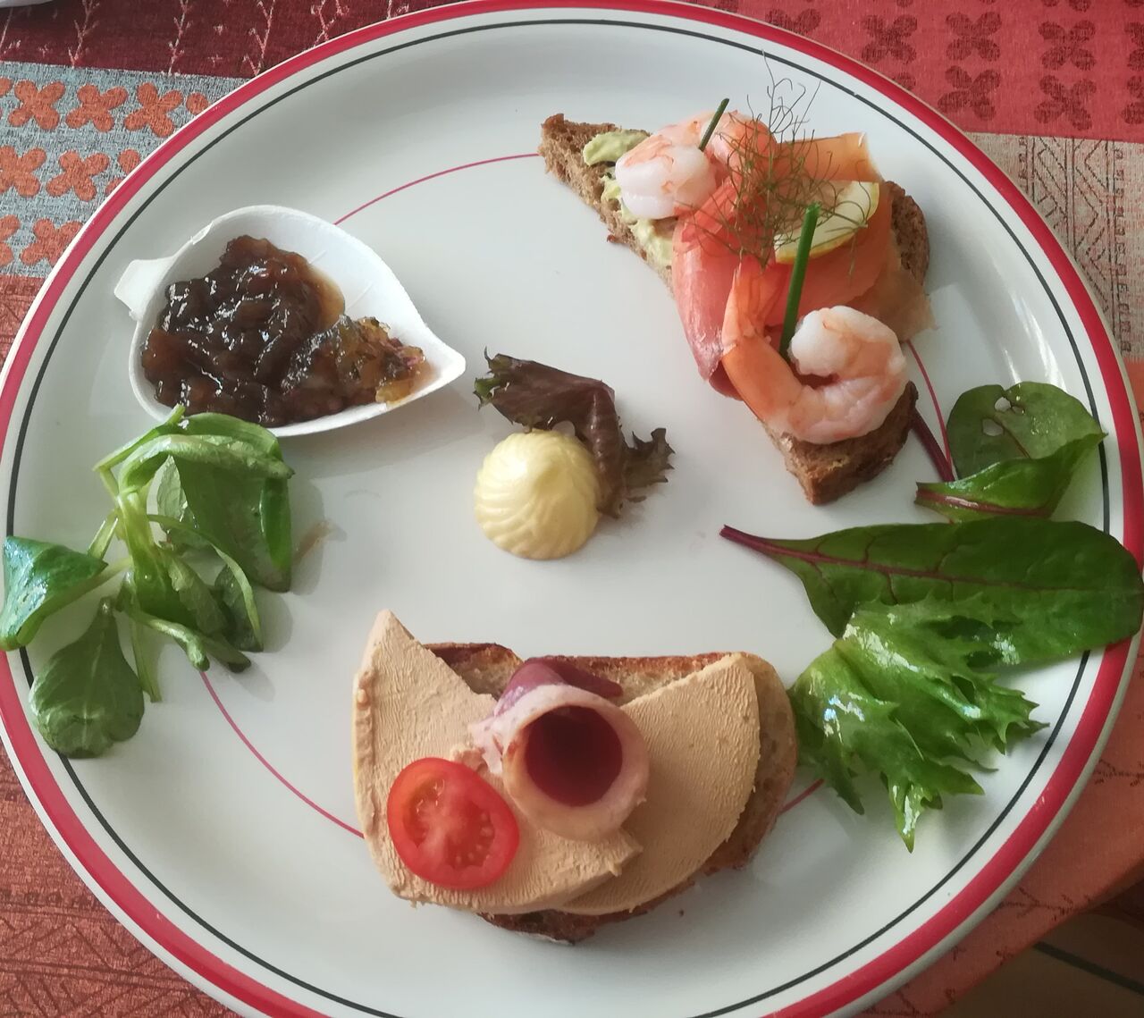 ASSIETTE TERRE ET MER 