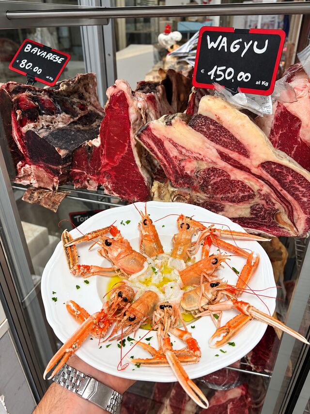 Crudité di scampi