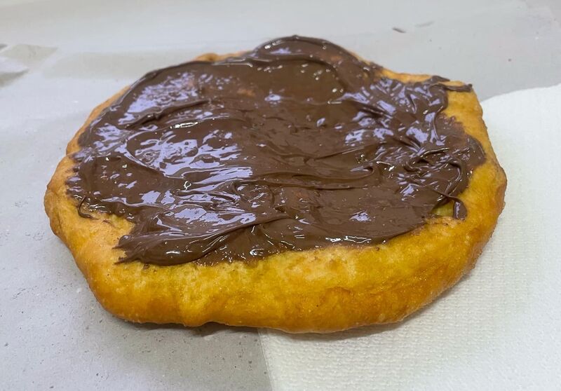 Nutellás kis lángos