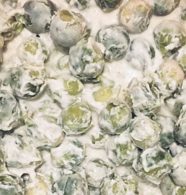 Rosenkohl in Rahmsauce 