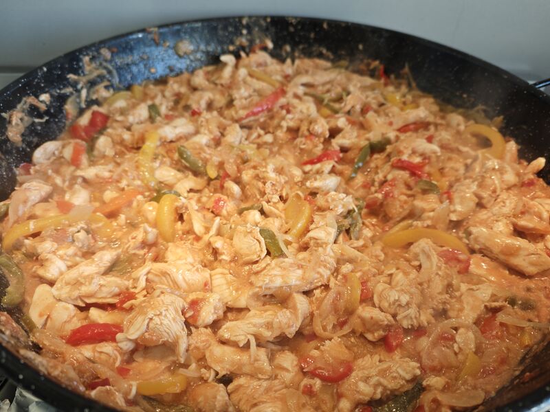 Poulet Facon Fajitas