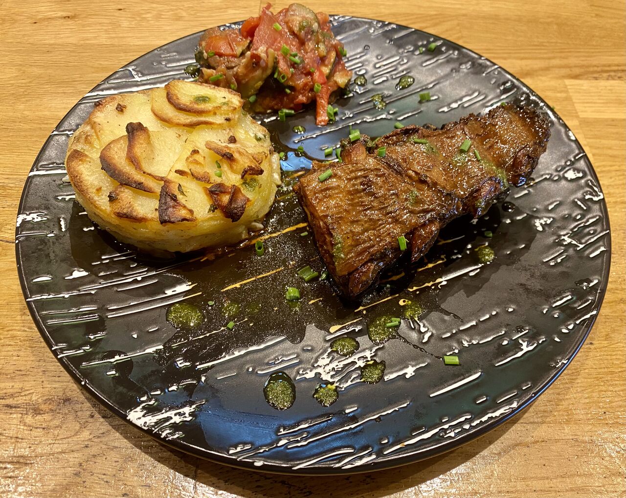 Travers de porc caramélisés