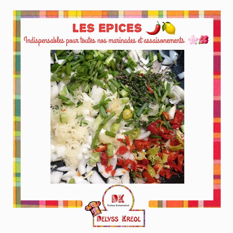 Les EPICES utilisées dans toutes nos préparations ??