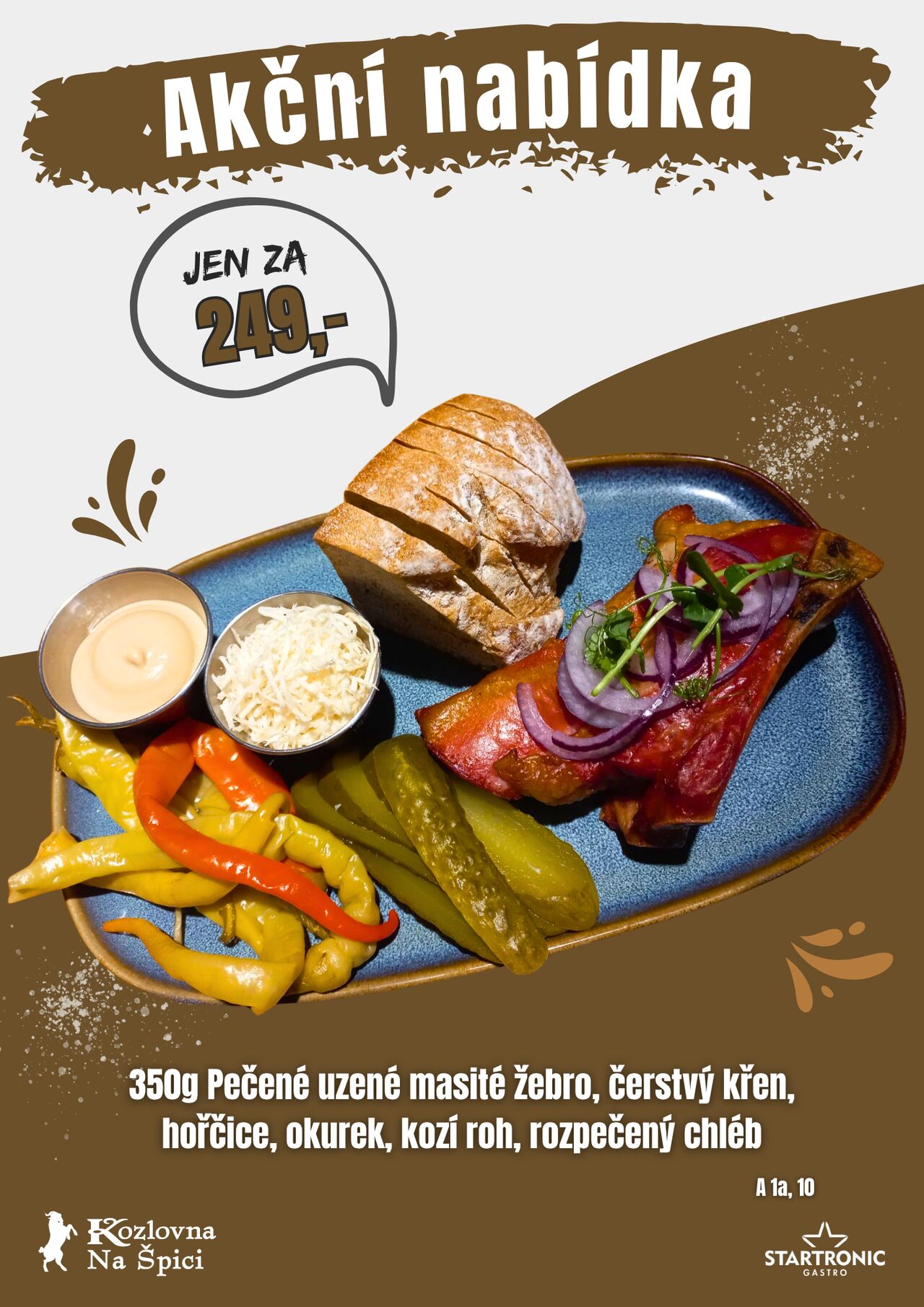Akční nabídka v Kozlovně na Špici 🍖