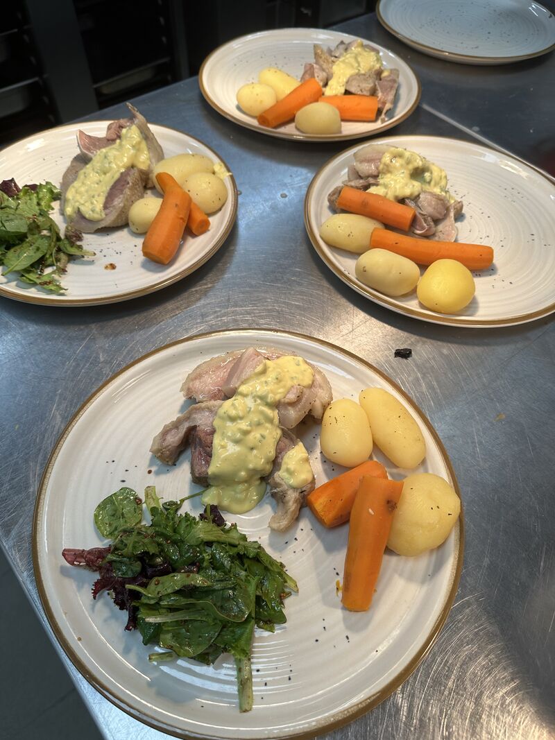 Tête de veau sauce gribiche 