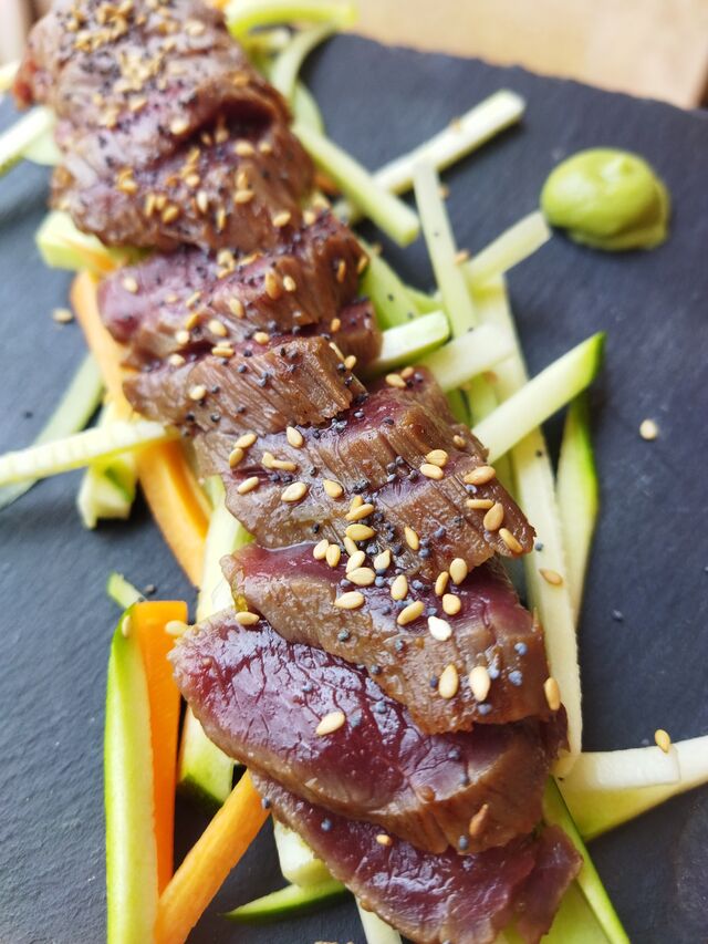 Tataki de boeuf Thaï 