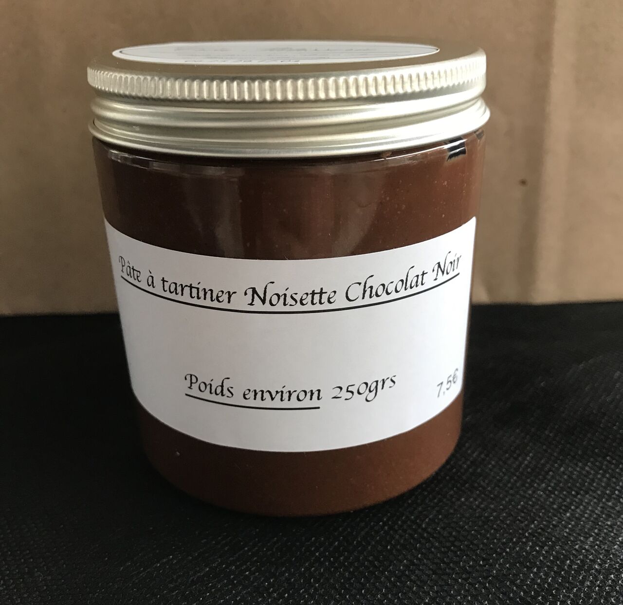 pâte a tartiner chocolat noir noisette 