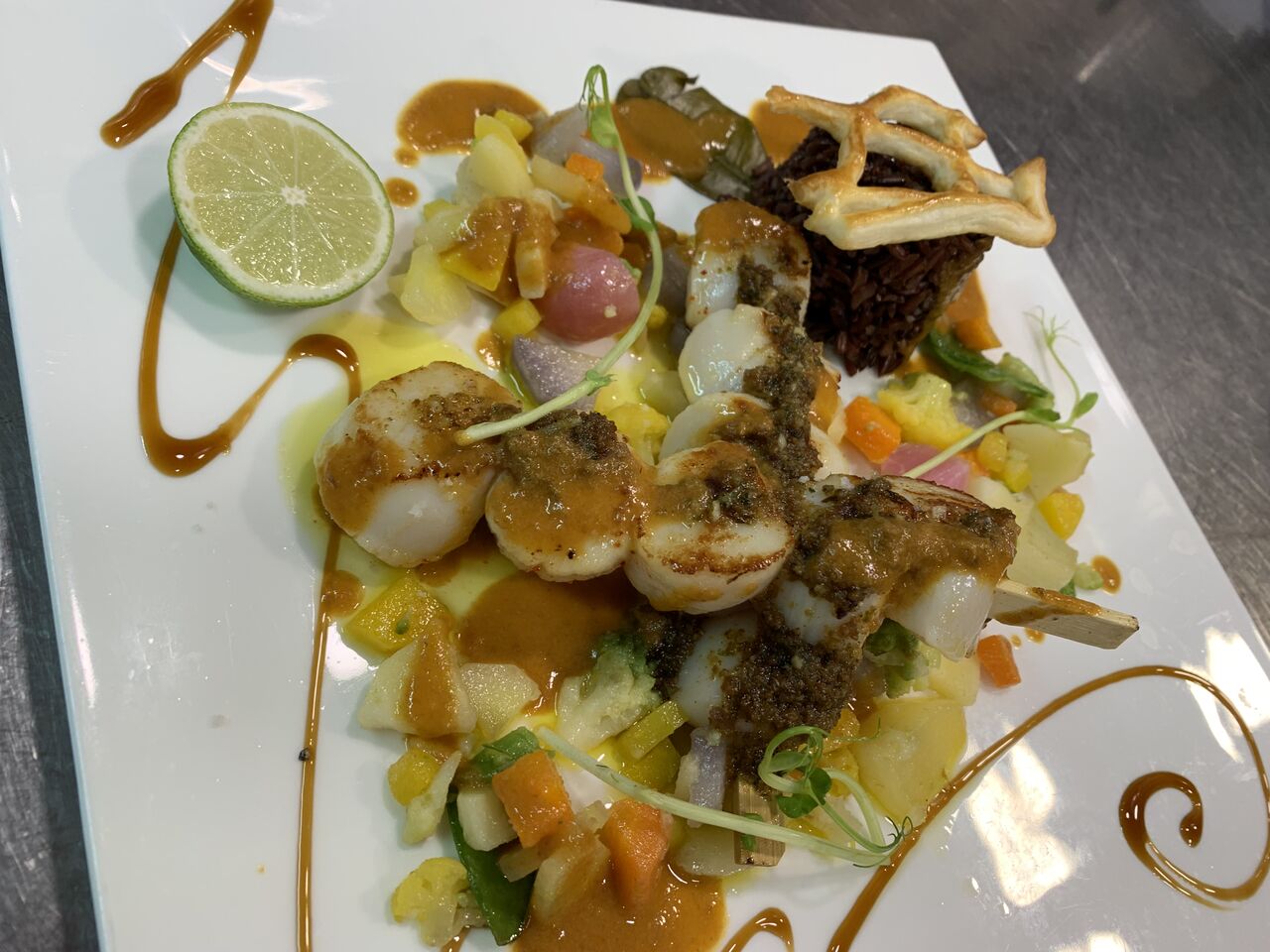 brochette de saint Jacques