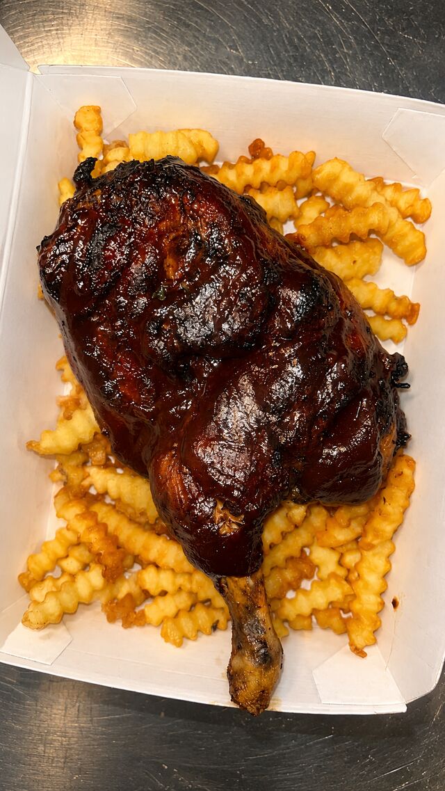 Demi poulet BBQ miel