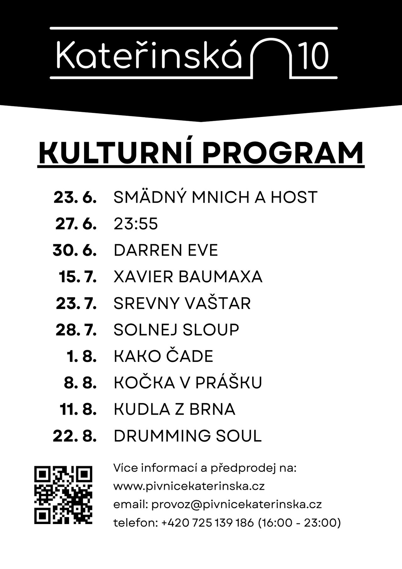 Program Kateřinská 10