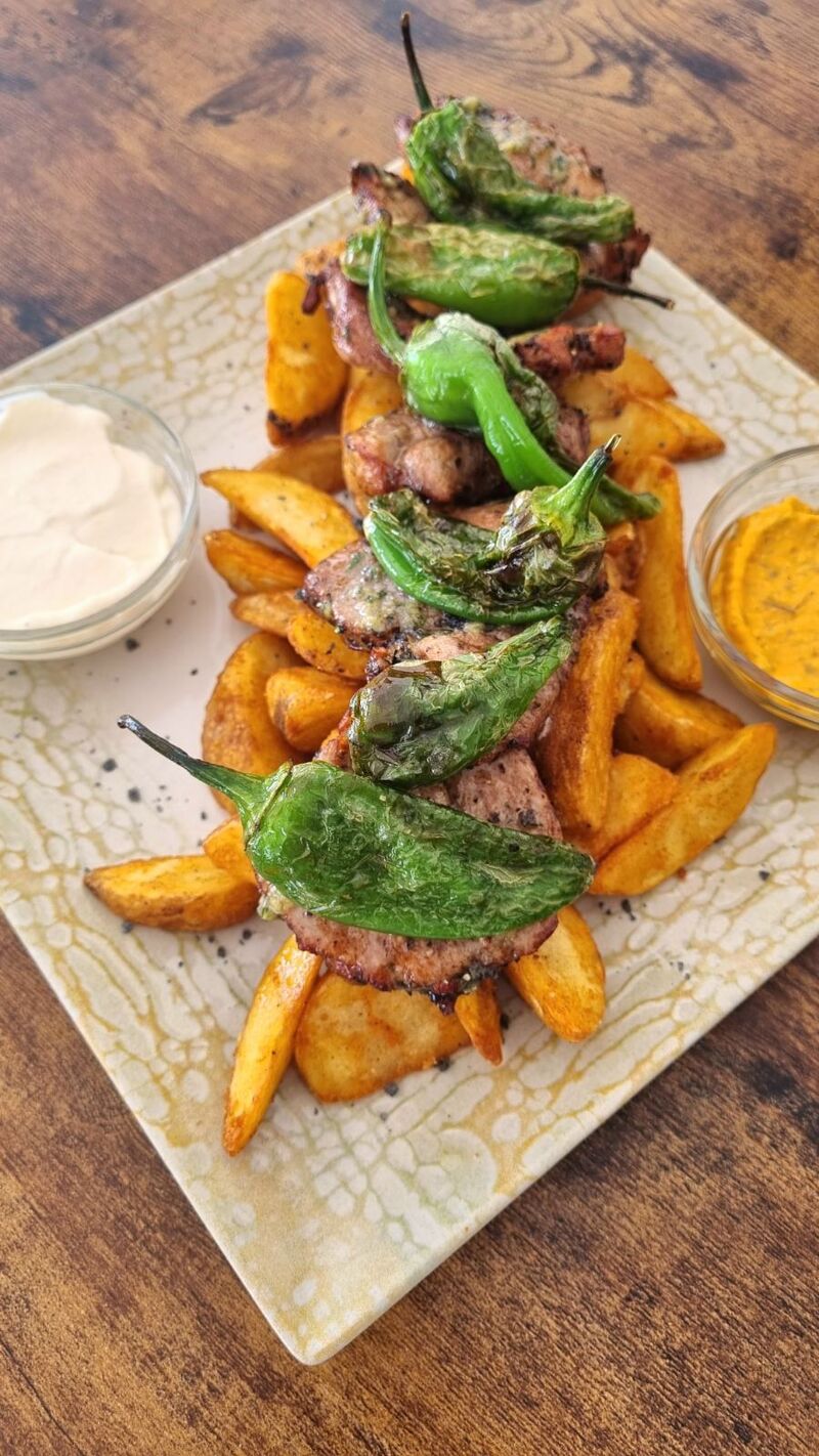 Solomillo de cerdo asado