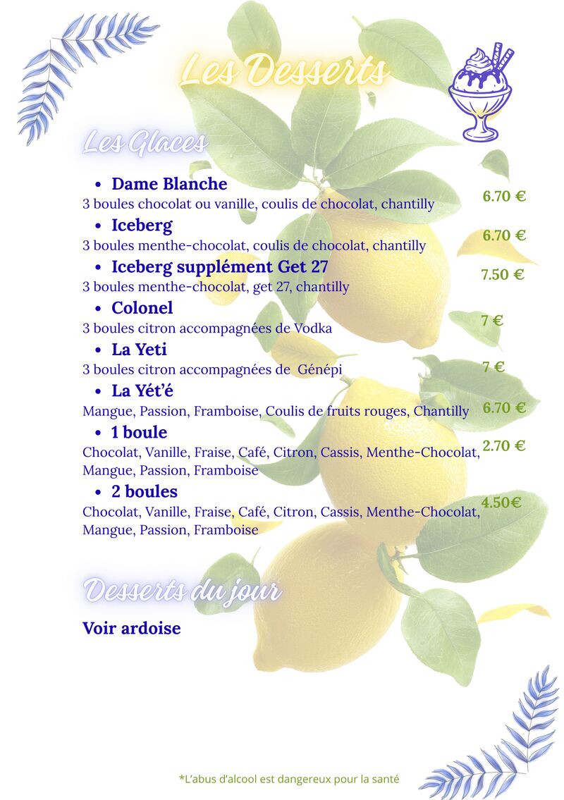 Les glaces