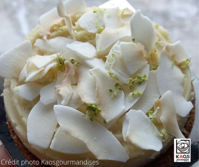 Cheesecake sans lactose coco