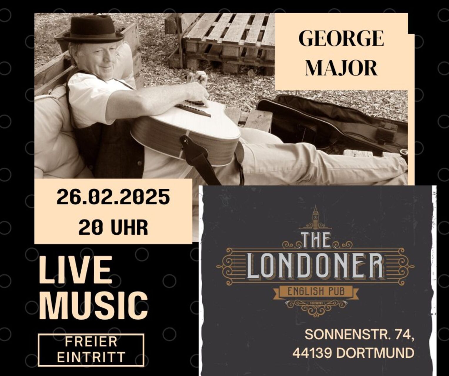 26 FEB - Live Musik 🎵 George Major