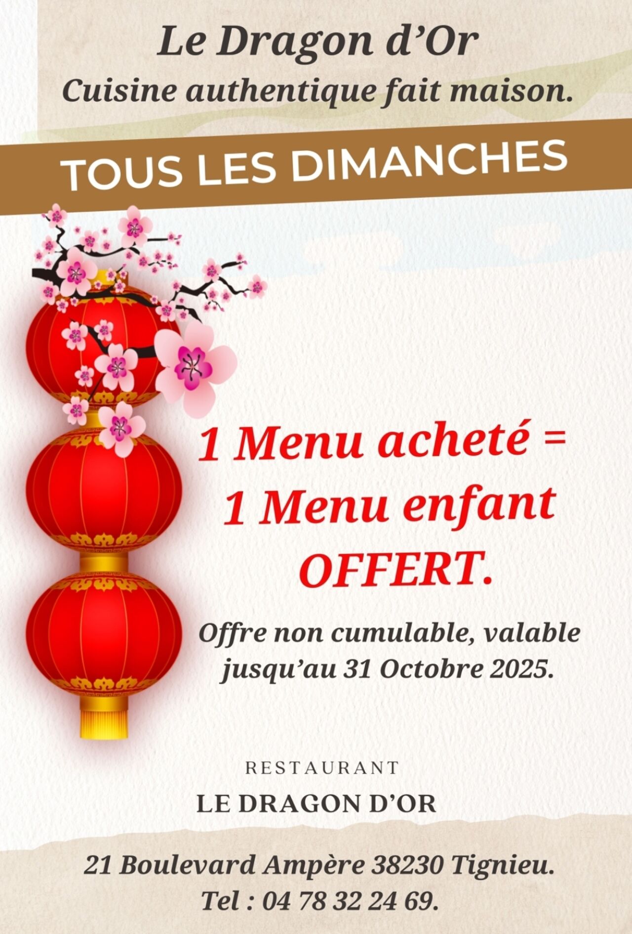 OFFRE DU DIMANCHE