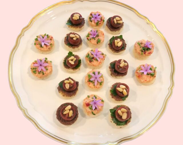 Assortiments de canapés