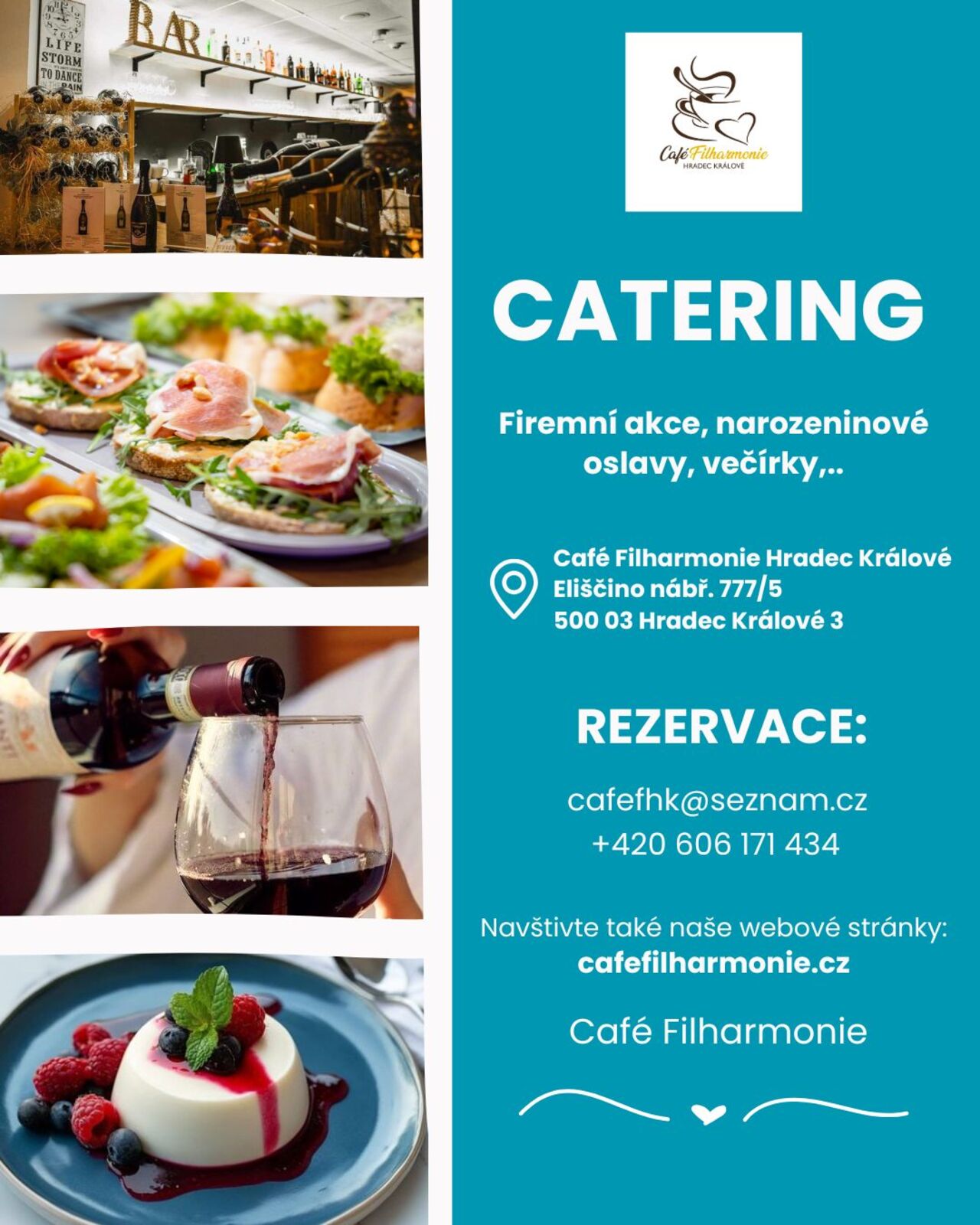 Perfektní catering pro Vaši akci v Hradci Králové