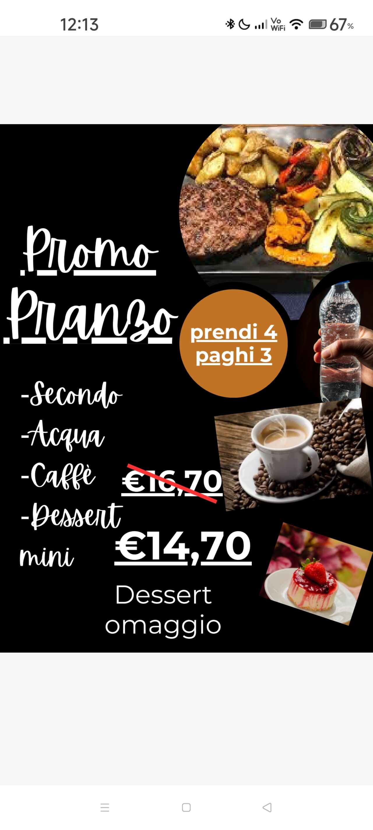 Promo pranzo