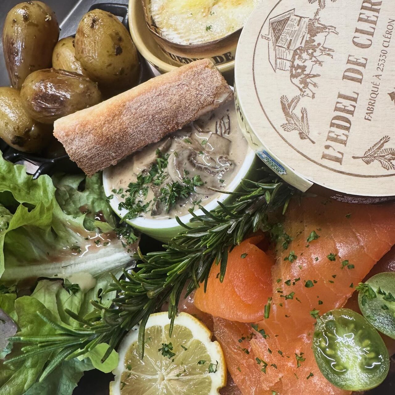 l' assiette gourmande de la vallée de la loue