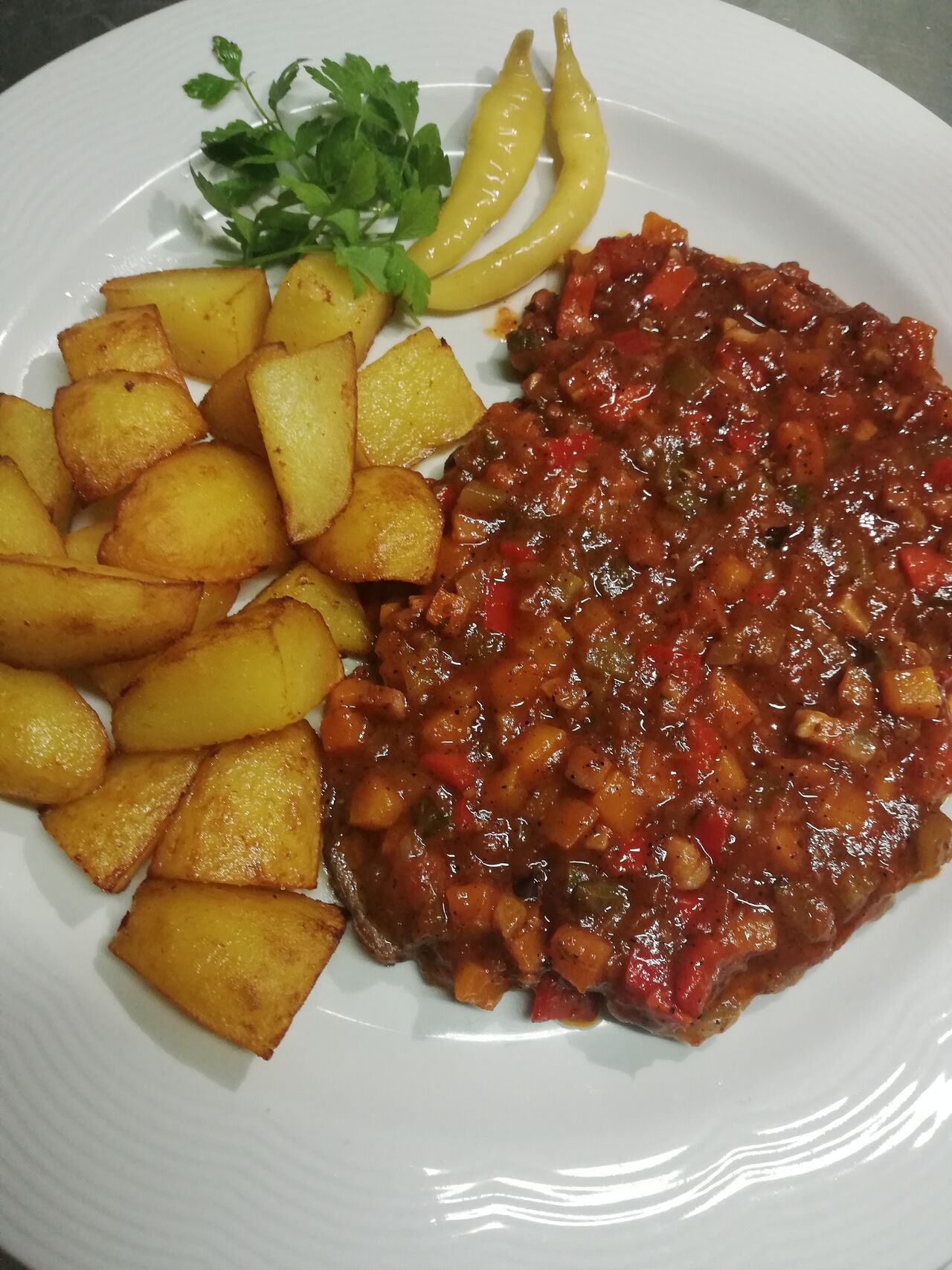 Paprikaschnitzel ( ,,Zigeunerschnitzel