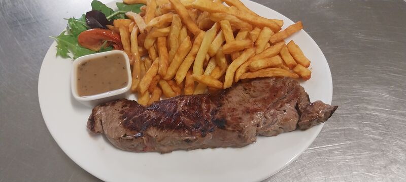 Faux Filet frites, sauce au choix