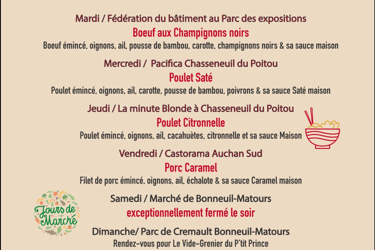 Semaine du 20 au dimanche 25 juin 2023