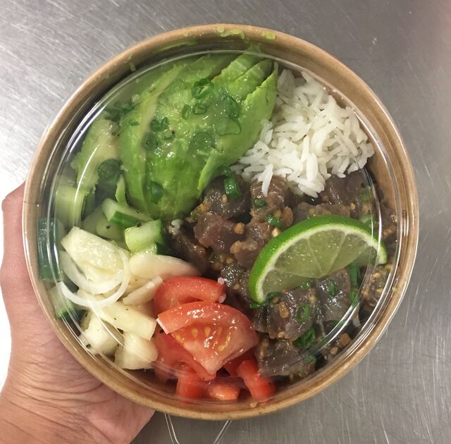 Poke Bowl Thon mariné à emporter (Polynésie)