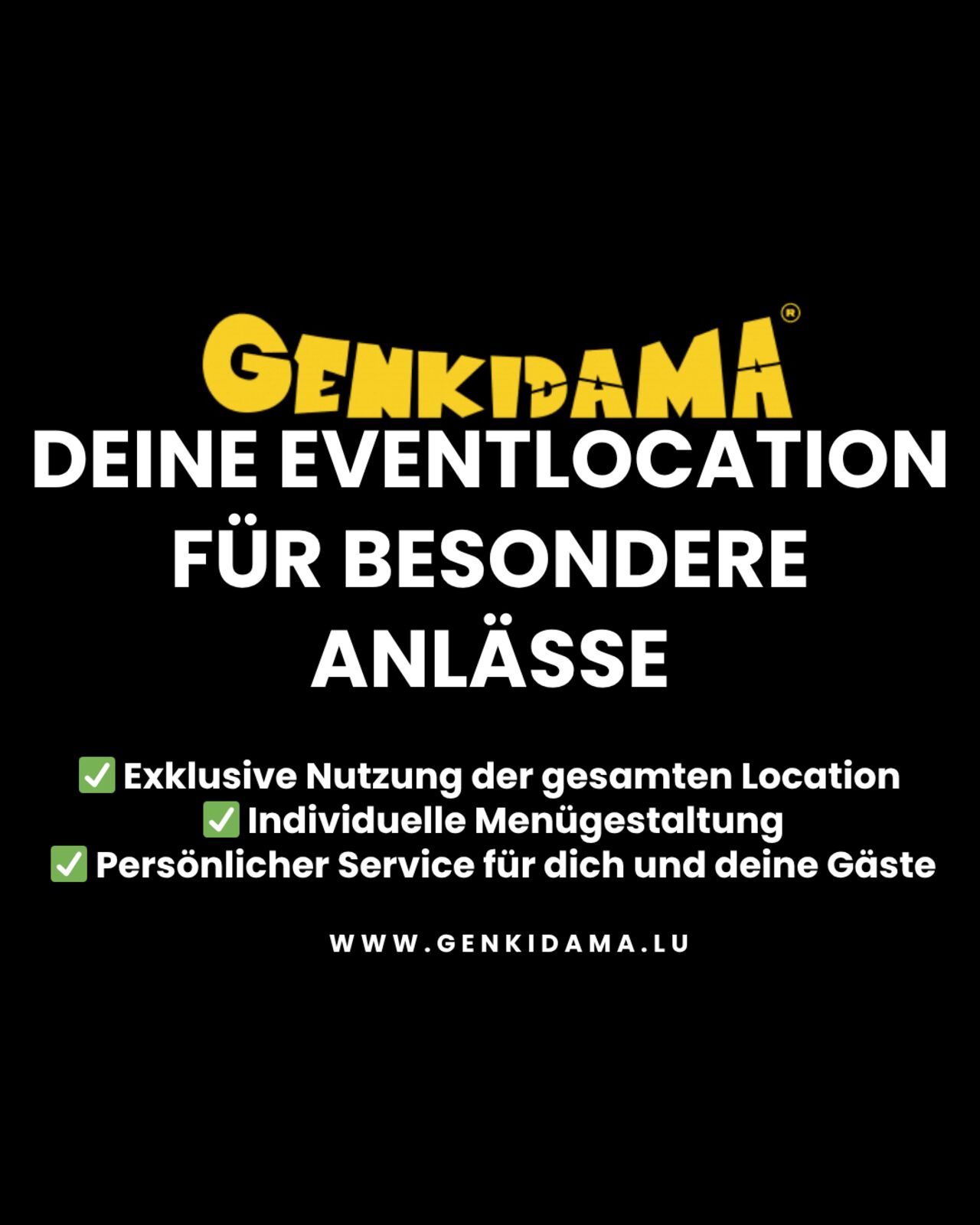 EVENTS IM GENKIDAMA