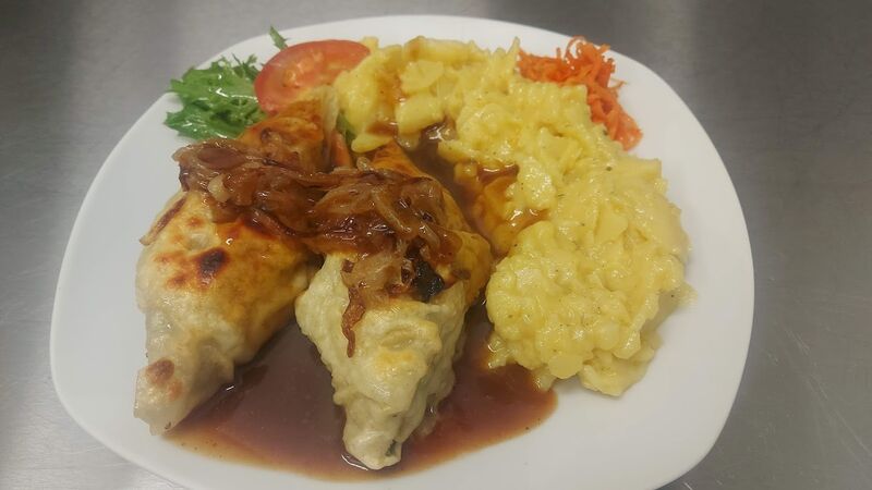 Überbackene Maultaschen