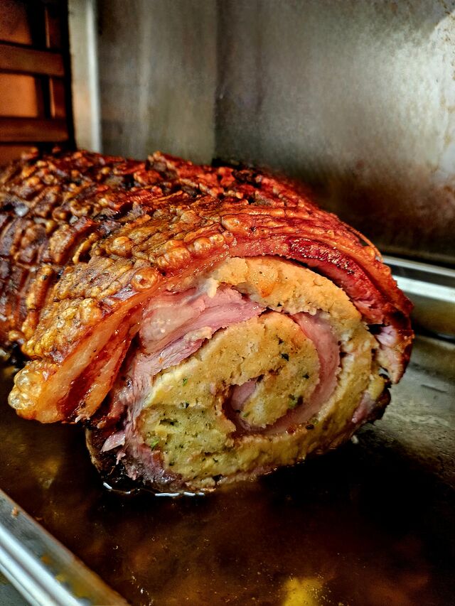 Gefüllter Rollbraten