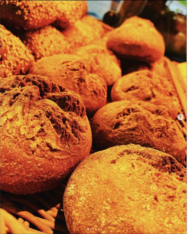 Selbstgebackene Brötchen