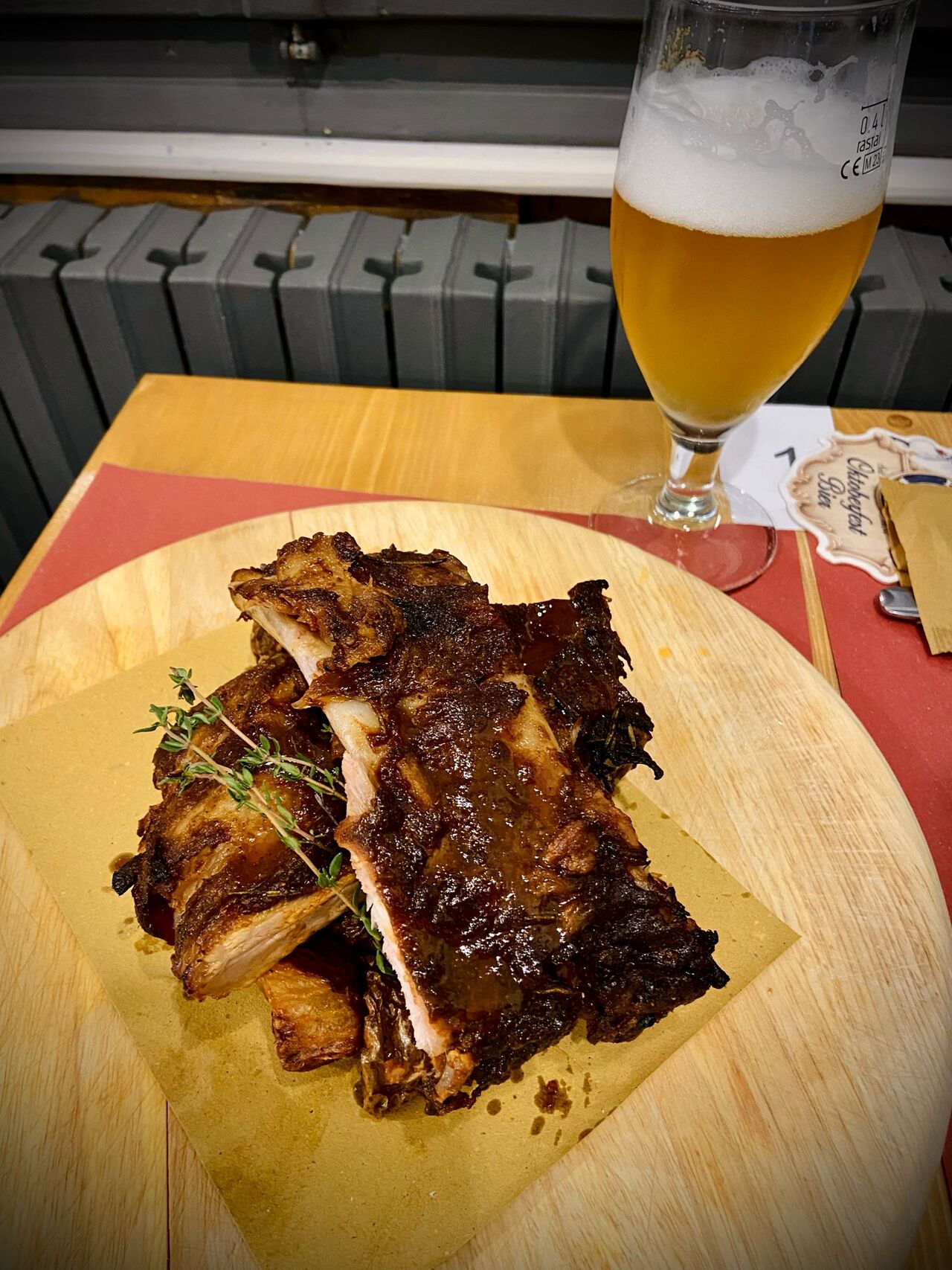 Ribs CBT in salsa BBQ