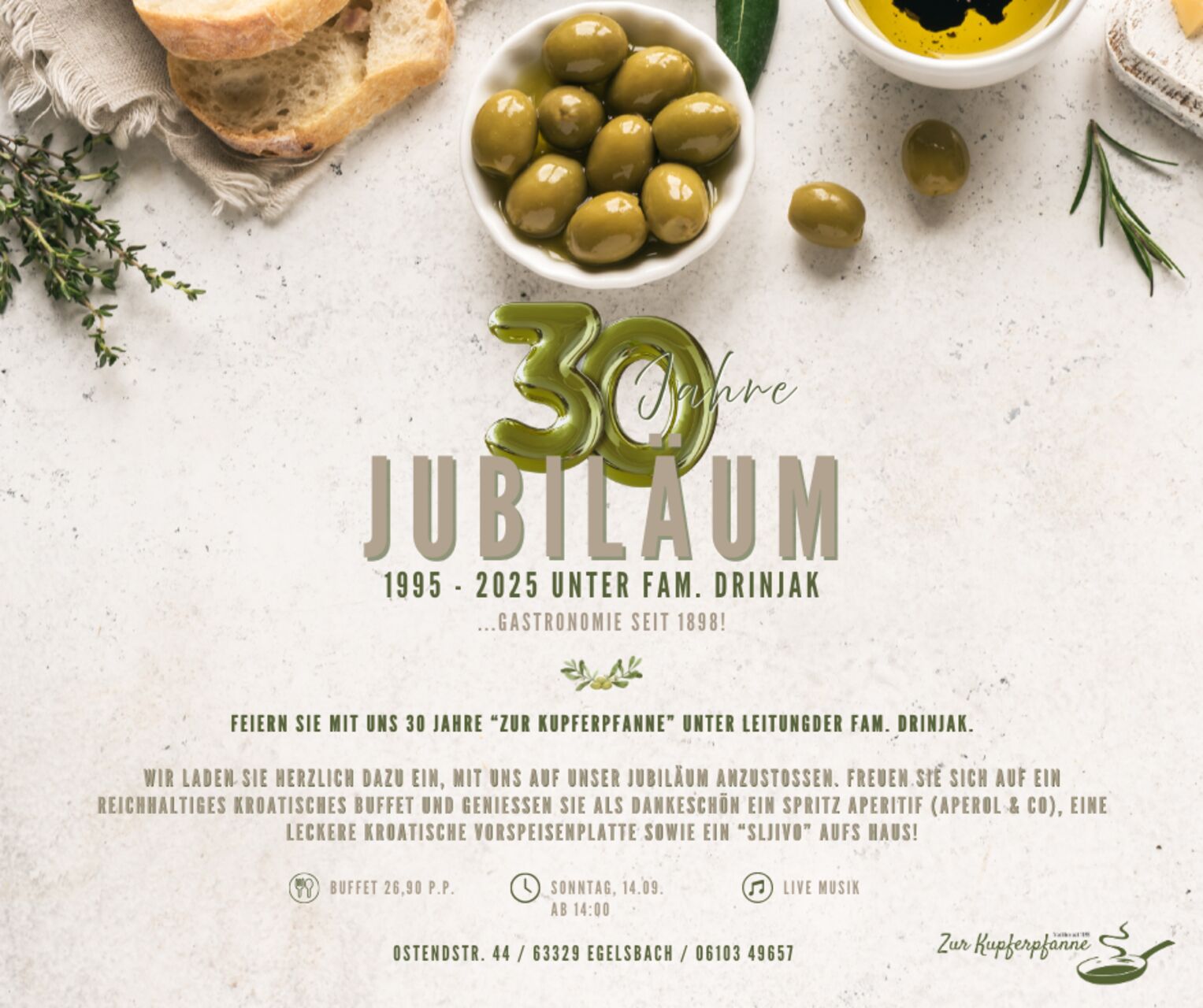 30 Jähriges Jubiläum