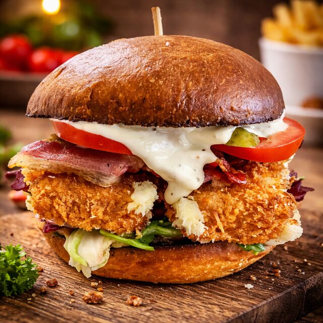 BURGER MENU: Syrový klasik