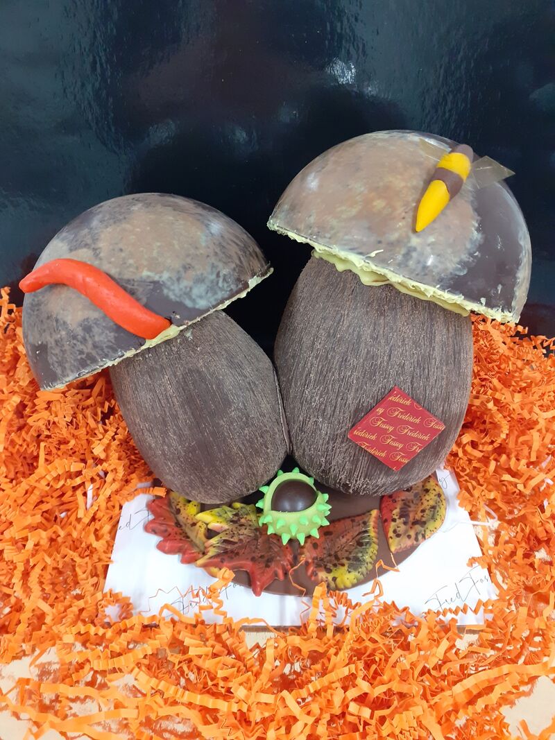 champignons en chocolats