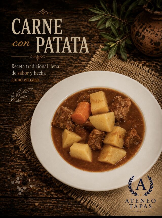 Guiso de papa con carne