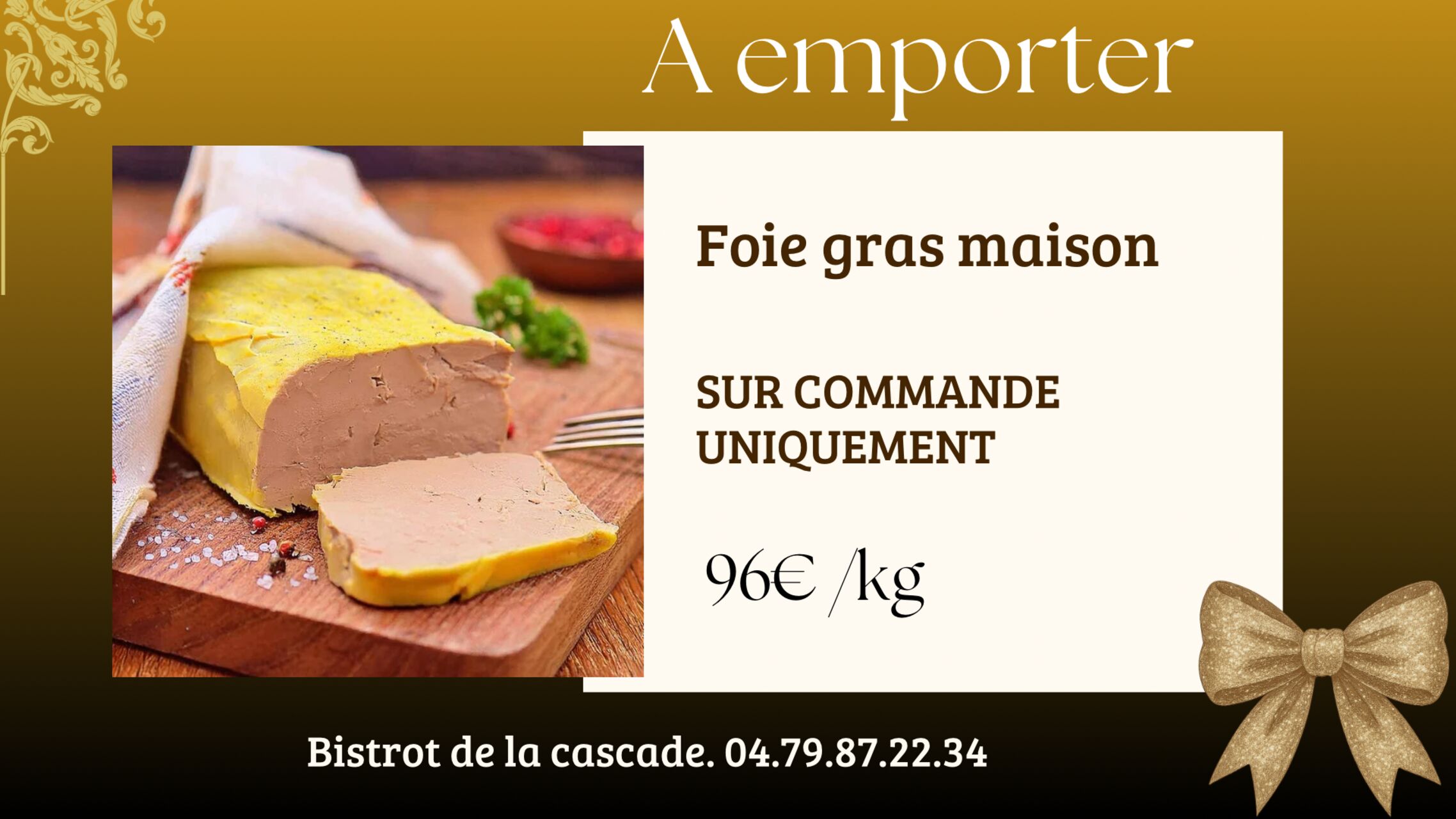 Foie gras à emporter