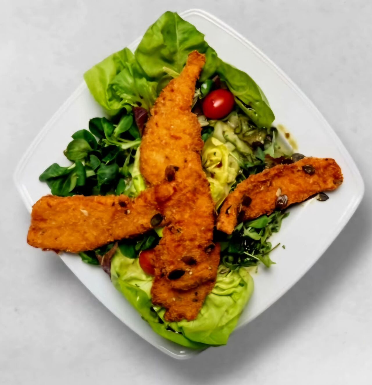 Backhendlsalat