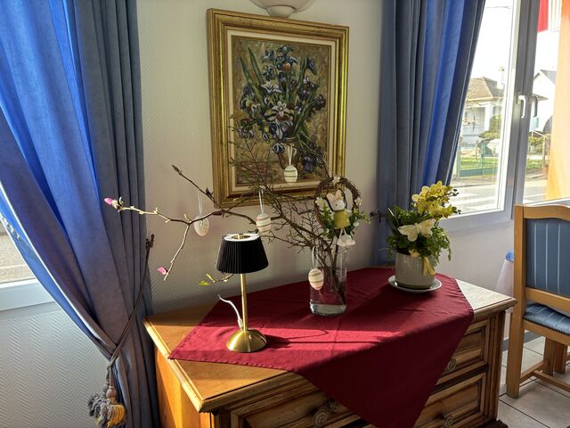 Ambiance printanière au restaurant Le Lion de Belfort